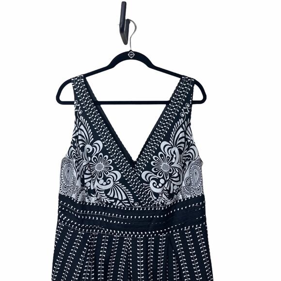 Signature Robbie Bee Sleeveless Cotton Dress 16 W - Picture 2 of 7